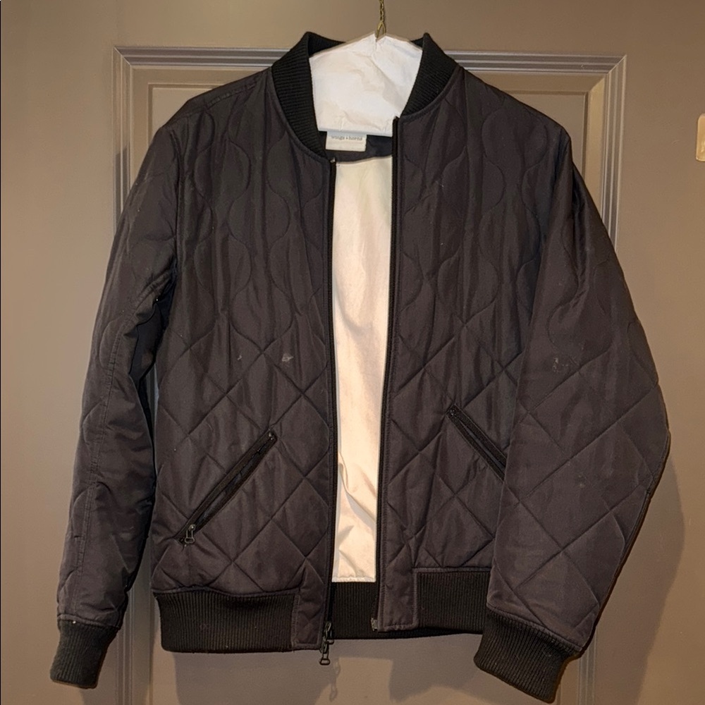 Adidas x Wings + Horns Quilted Bomber Jacket